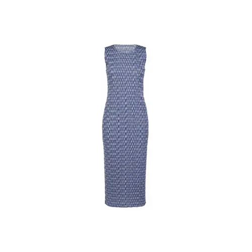 PLEATS PLEASE ISSEY MIYAKE Sleeveless Dresses Women's Cobalt Blue