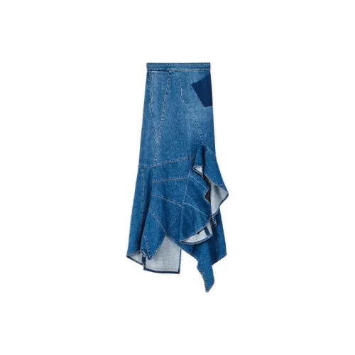 LOEWE Denim Short Skirts Women's Blue