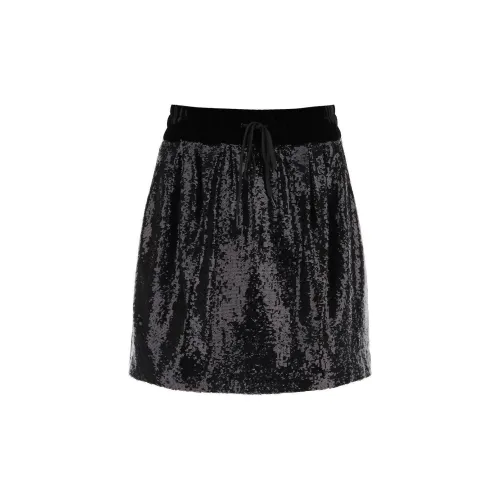 MIU MIU Casual Short Skirts Women's Black