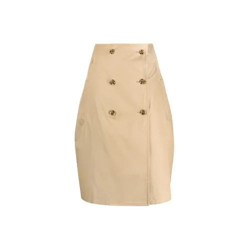 MM6 Maison Margiela Casual Long Skirts Women's Brown