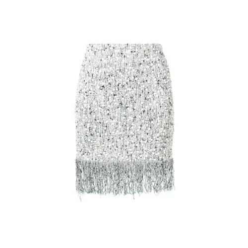 BALMAIN Casual Short Skirts Women's White