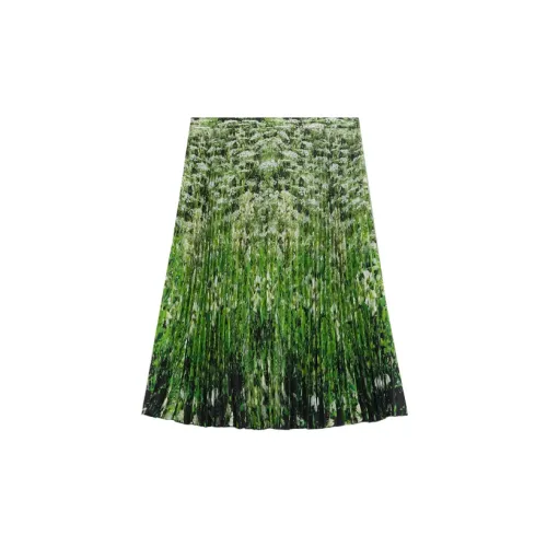 Burberry Casual Long Skirts Women's Green