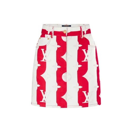 LOUIS VUITTON New Quarterly Products Of LV Casual Short Skirts Women's White