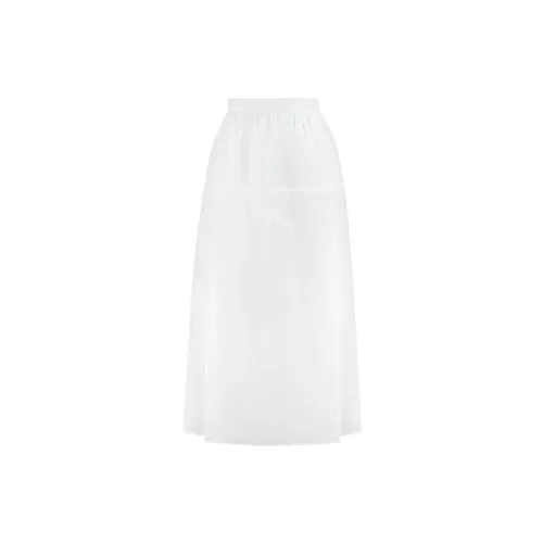 MaxMara Studio Casual Long Skirts Women's White