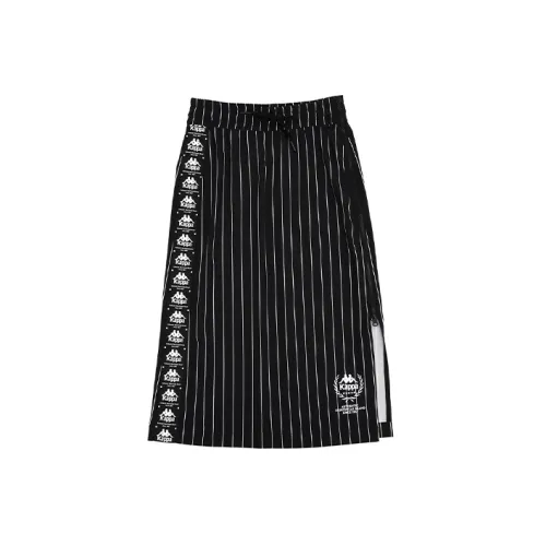 Kappa Casual Long Skirts Women's Black Full-Coverage Stamping - KX02P