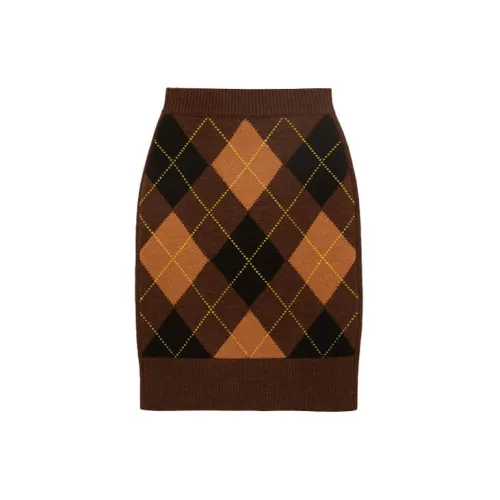 Burberry Casual Long Skirts Women's Multicolor