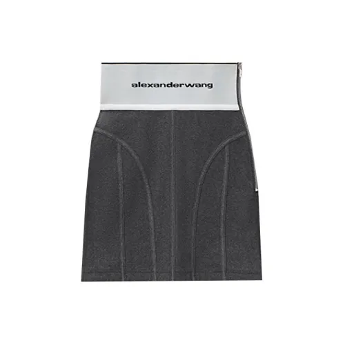 Alexander Wang Casual Short Skirts Women's Carbon Black