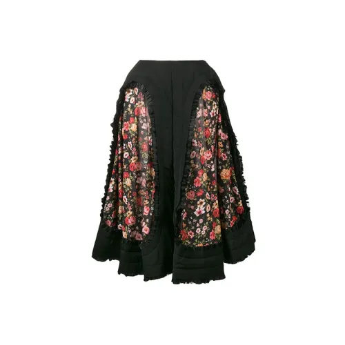 CDG Casual Long Skirts Women's Black