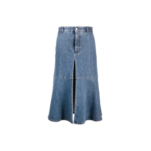 Stella McCartney Denim Short Skirts Women's Blue