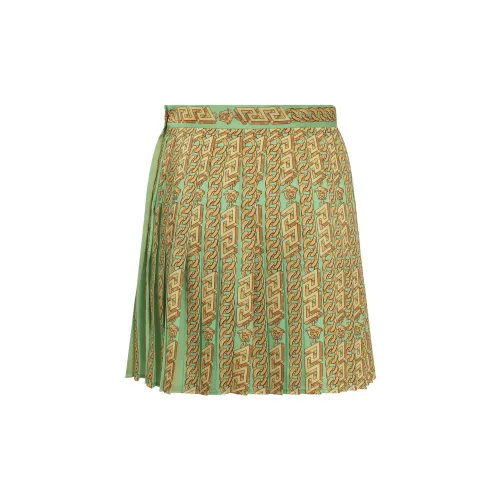 VERSACE Casual Short Skirts Women's Green