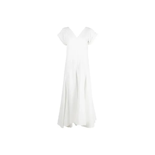 JIL SANDER Short-Sleeved Dresses Women's White