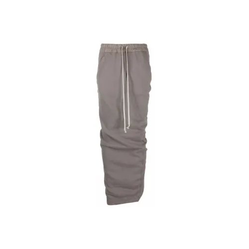 Rick Owens DRKSHDW Casual Long Skirts Women's Coffee