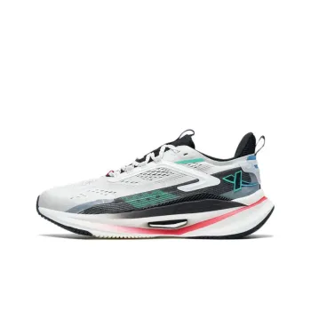 XTEP Speed 3.0 Essential Cushioning Anti Slip And Wear Resistant Low Top Running Shoes Men's White Black