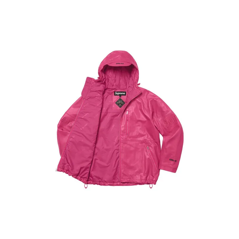 Supreme GORE TEX Leather Jacket-4