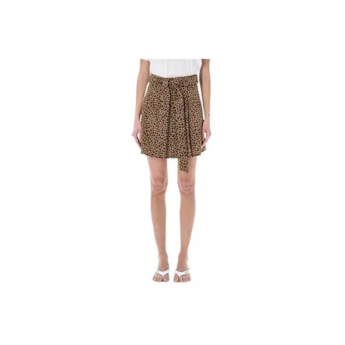 PALM ANGELS Casual Short Skirts Women's Brown