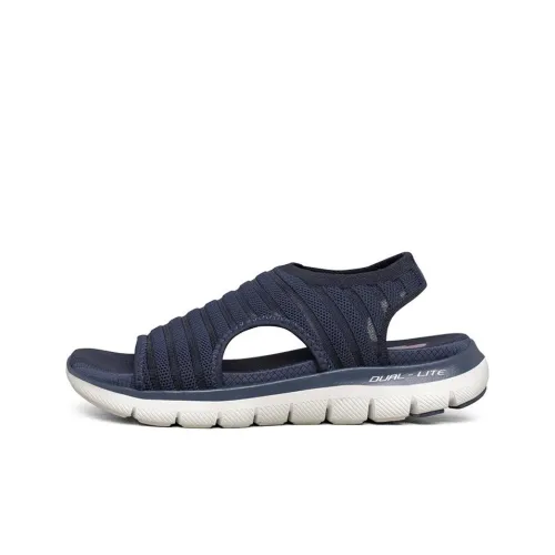 Skechers Flex Appeal 2.0 Beach Sandals Women's Navy