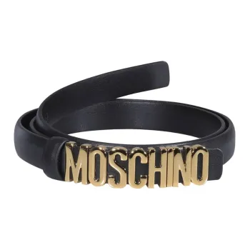 MOSCHINO Logo Plaque Belt