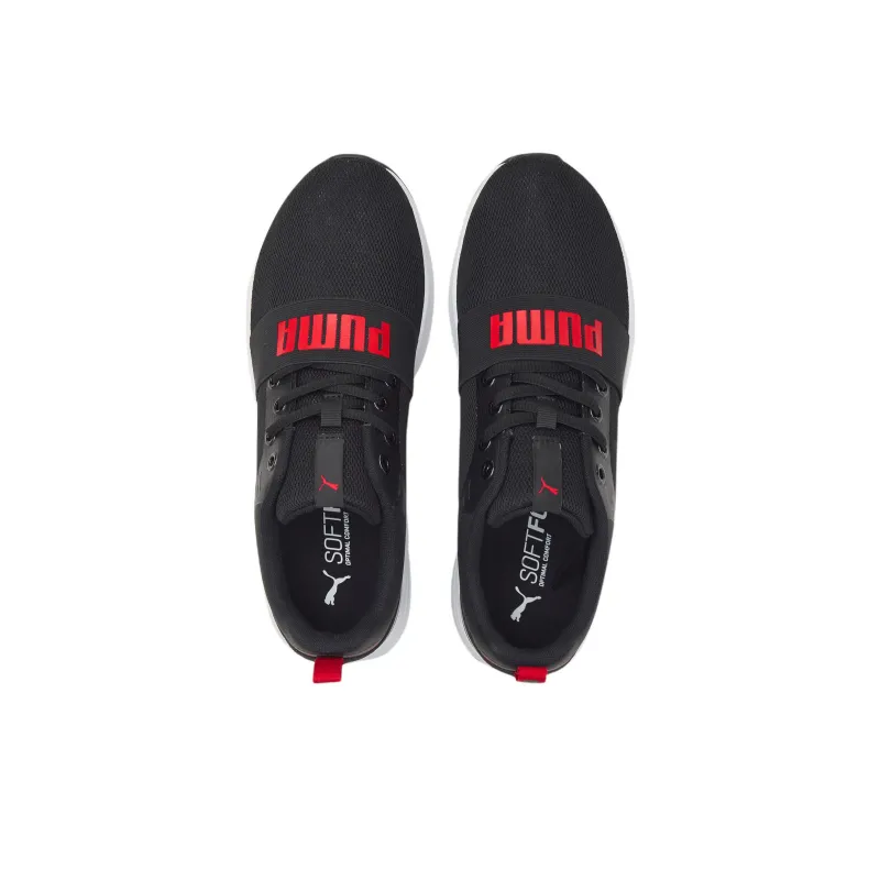PUMA Wired Running Shoes Men Low Top Black-2