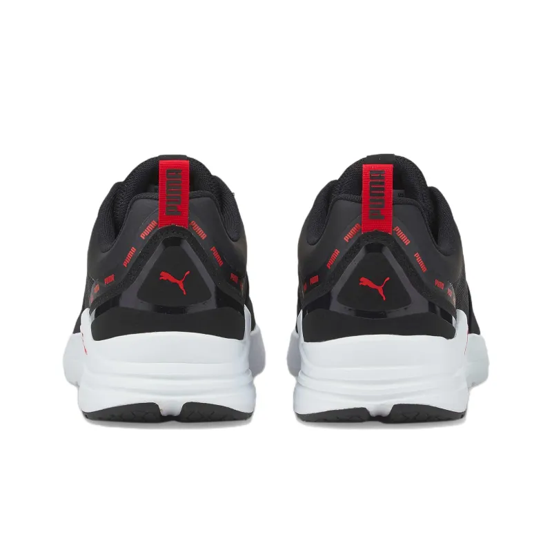 PUMA Wired Running Shoes Men Low Top Black-3