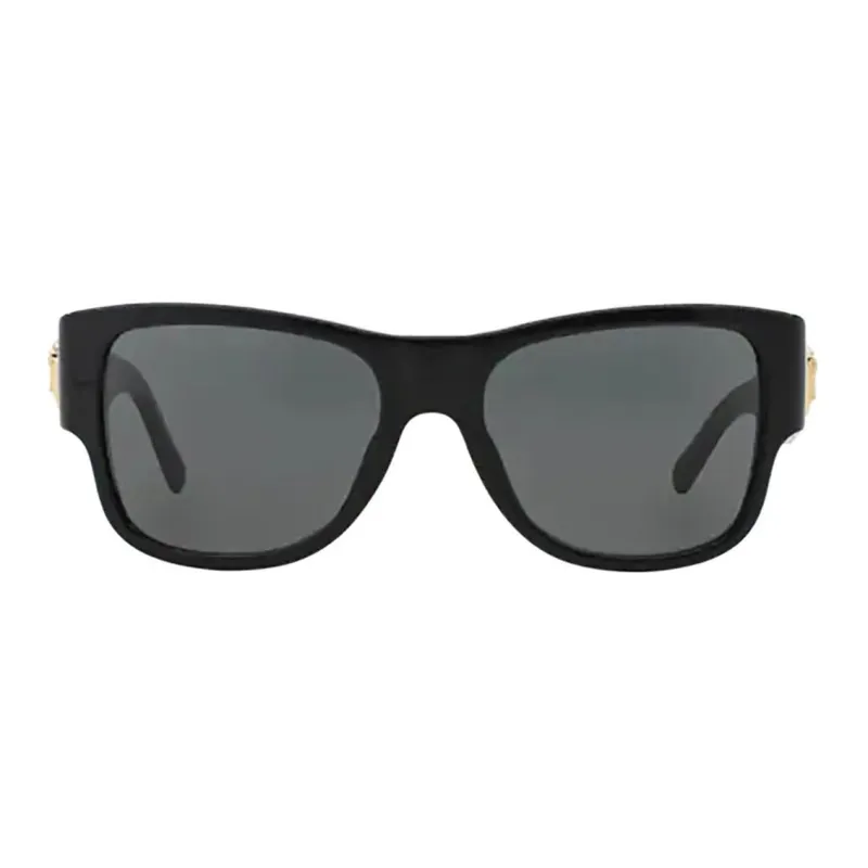 VERSACE Square Sunglasses Unisex Black-2