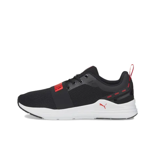 PUMA Wired Running Shoes Men Low-Top Black