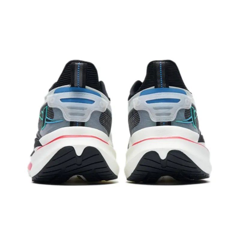 XTEP Speed 3.0 Essential Cushioning Anti Slip And Wear Resistant Low Top Running Shoes Men's White Black-3