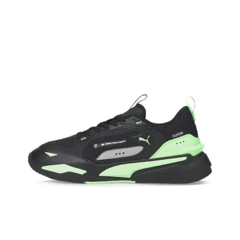 PUMA BMW M Motorsport RS-Fast Cushioning Anti-Slip And Wear-Resistant Low-Top Casual Shoes Men's Black Green