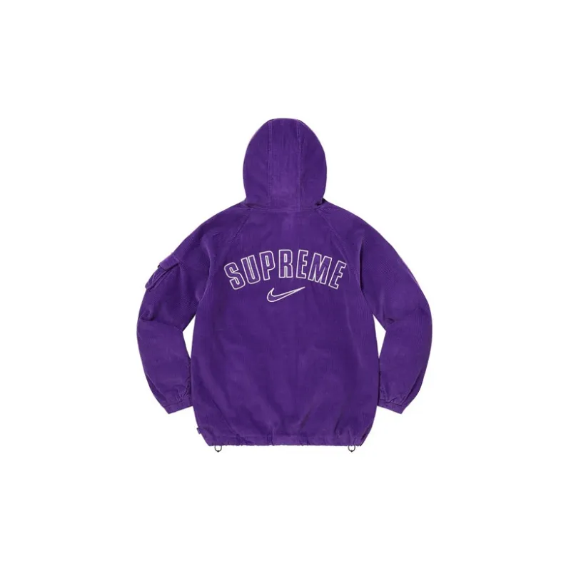Supreme Nike Arc Corduroy Hooded Jacket-4