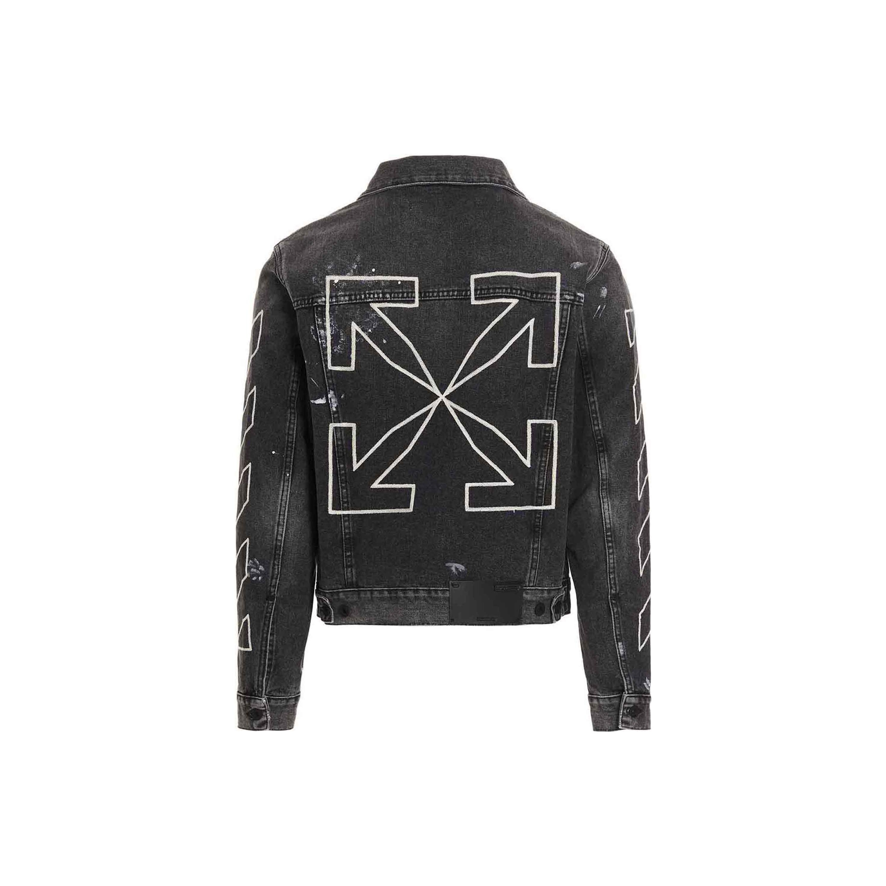 OFF-WHITE SS22 Denim Jackets Men Black XXL - POIZON