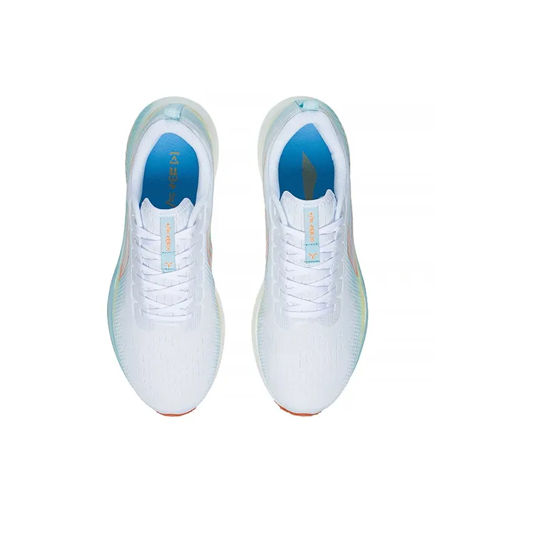 LiNing Red Hare 5 Shock Absorbers Slip Resistant, Abrasion Resistant, Breathable Low Top Running Shoes Men's White Blue-3