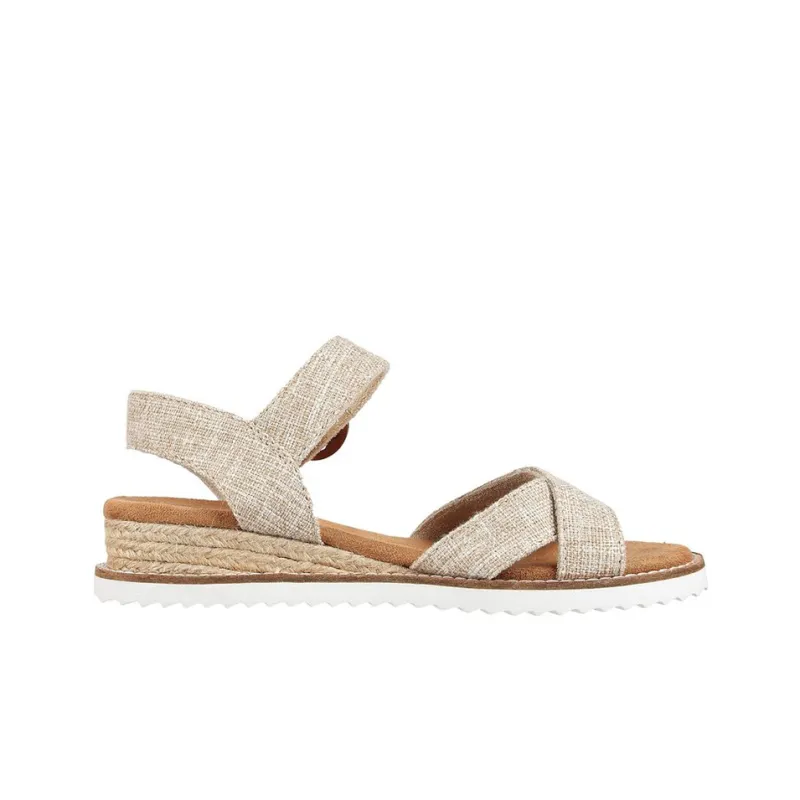 Skechers Bob's Desert Kiss Beach Sandals Women's Gray Brown-1