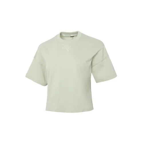 PUMA Crop Tops Women's Light Green