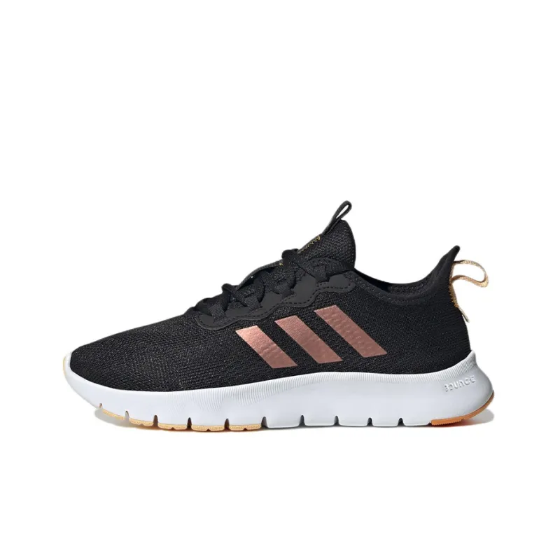 Adidas Nario Move Wear-Resistant Low-Top Running Shoes Women's Black-0