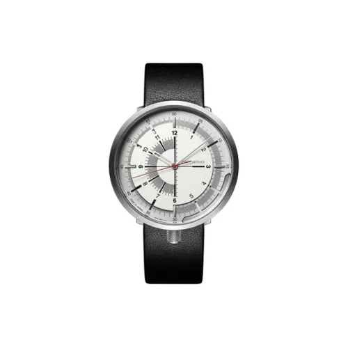 ISSEY MIYAKE Automatic Mechanical Movement Genuine Leather Strap Watch Men's Watch White Dial