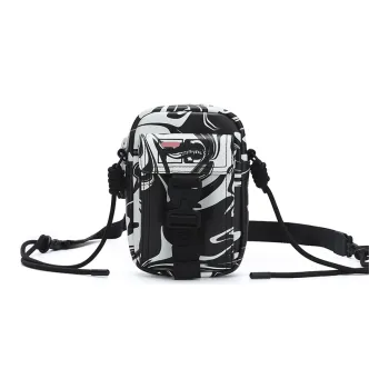 FILA FUSION Synthetic Leather Shoulder Bag Crossbody Bag Extra Small Unisex Standard White