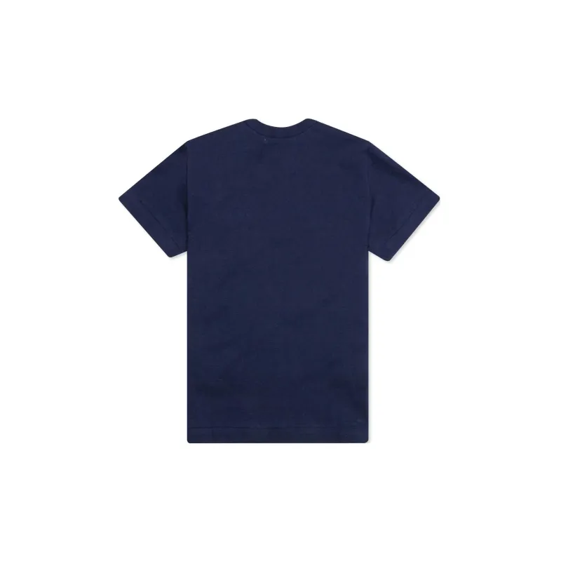 CDG Play Navy & Red Double Heart T Shirt 'Navy'-1