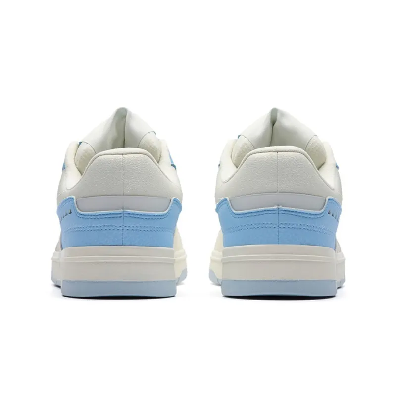 Anta Qiuyou Wear-Resistant Low-Top Skateboard Shoes Men's White Blue-4
