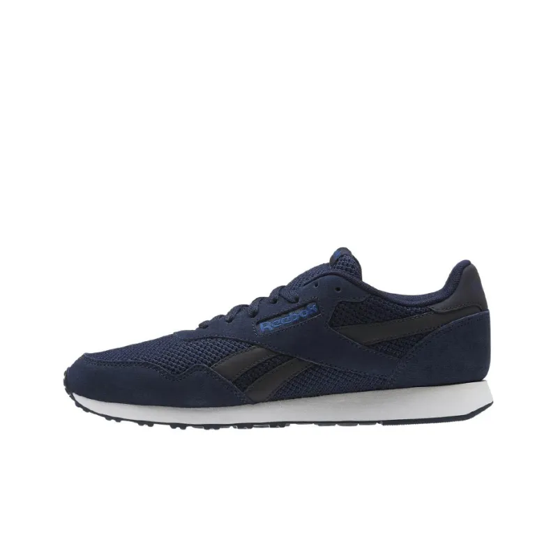 Reebok Royal Ultra Anti-Slip Wear-Resistant Low-Top Running Shoes Blue White-0