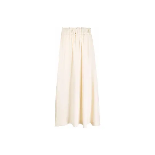 TOTEME Casual Long Skirts Women's Light Yellow
