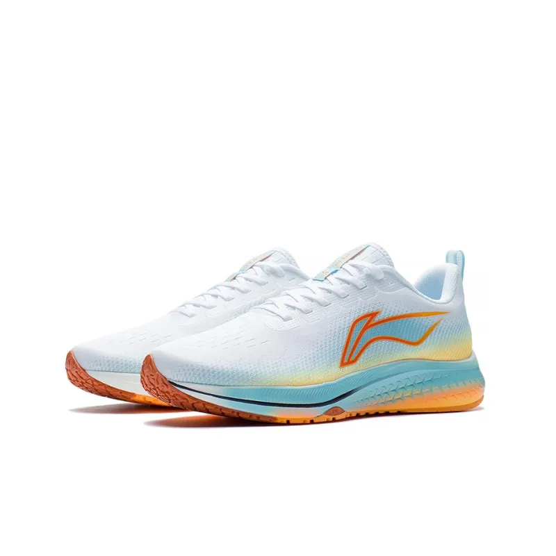 LiNing Red Hare 5 Shock Absorbers Slip Resistant, Abrasion Resistant, Breathable Low Top Running Shoes Men's White Blue-2