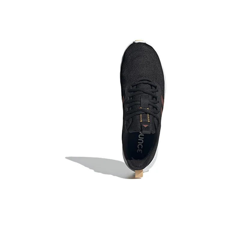 Adidas Nario Move Wear-Resistant Low-Top Running Shoes Women's Black-4