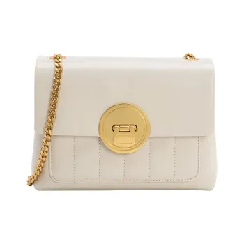 VENOF Soft Leather Chain Crossbody Bag, Shoulder Bag Small Size Women's Multicolor
