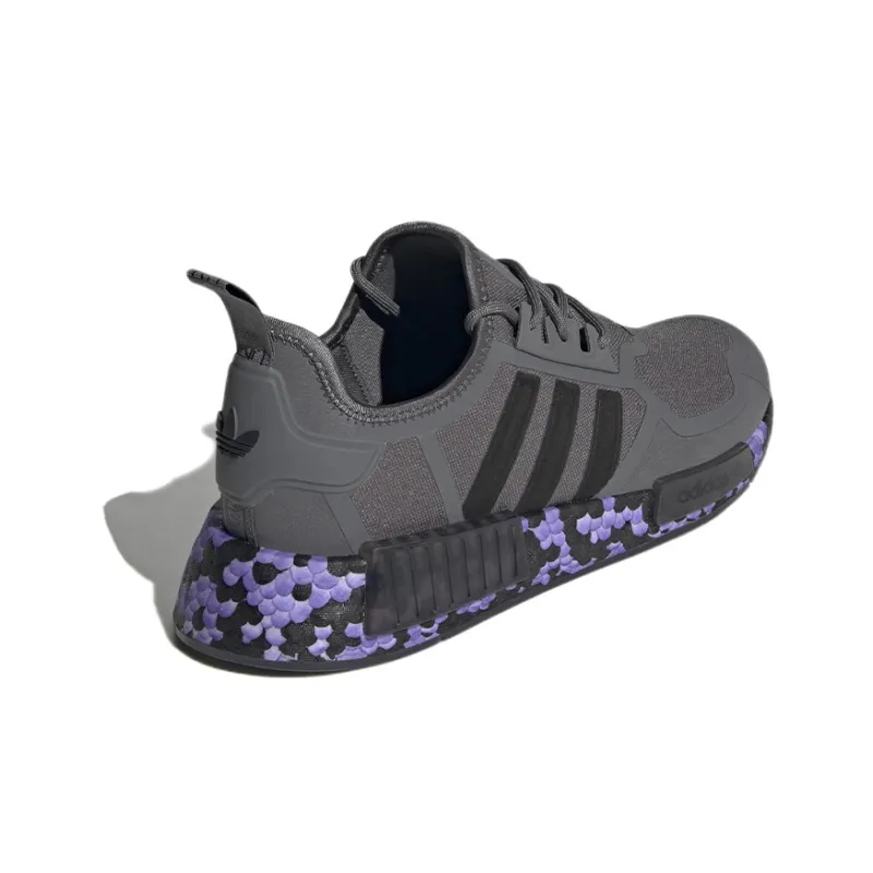 Adidas Nmd R1 Grey Purple Rush-3