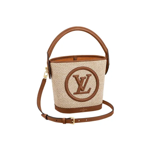 LOUIS VUITTON Petit Bucket Caramel