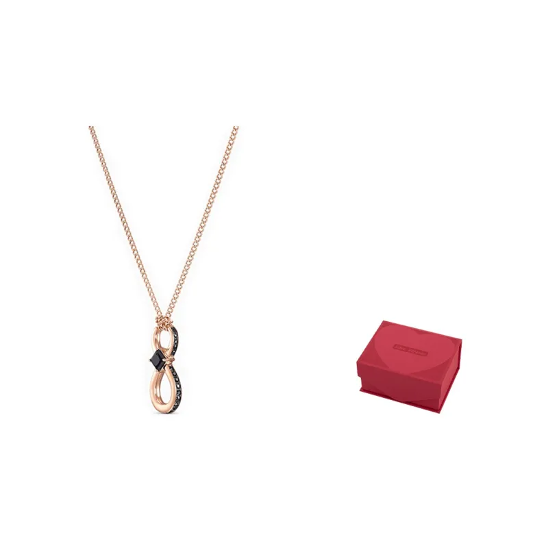 Swarovski Gold Plated Necklaces Women's Rose Gold-8