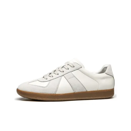 LEAVELAND Skateboard Shoes Unisex White