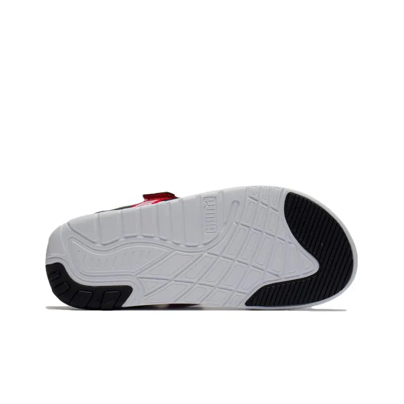 PUMA Signature Softride Casual Sandals Black Red Blue Women's-4