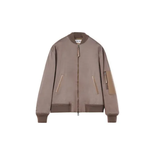 LOEWE Jackets Men Iron Brown