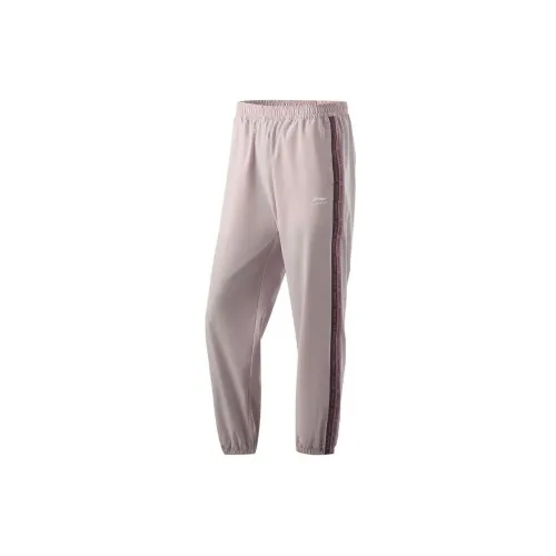 LINING Training Series Knitted Sweatpants Women's Light Purple