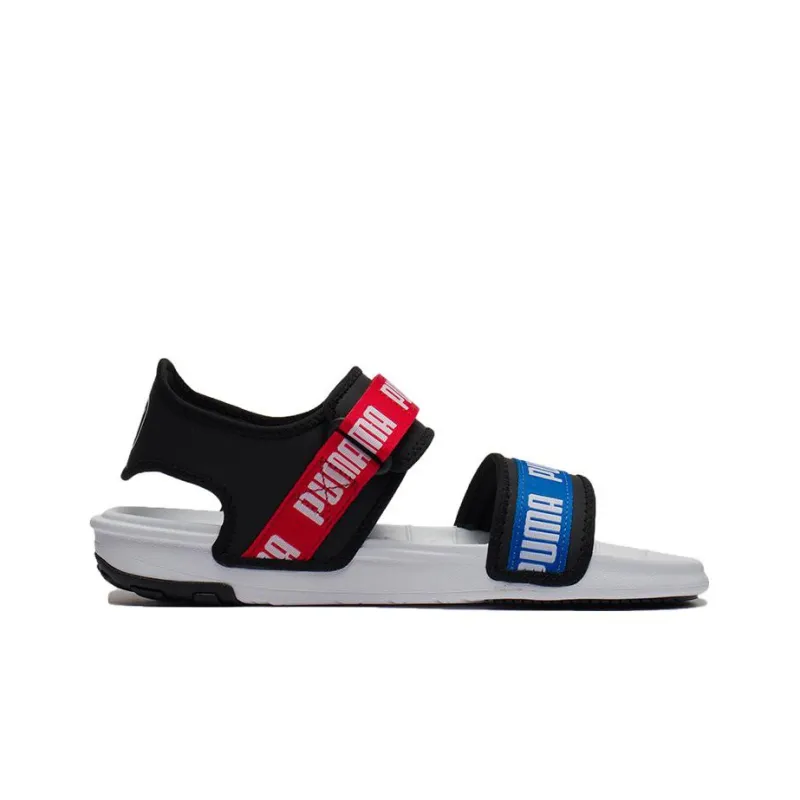 PUMA Signature Softride Casual Sandals Black Red Blue Women's-1